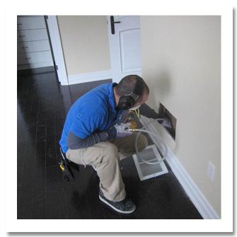 Debris removal from air ducts